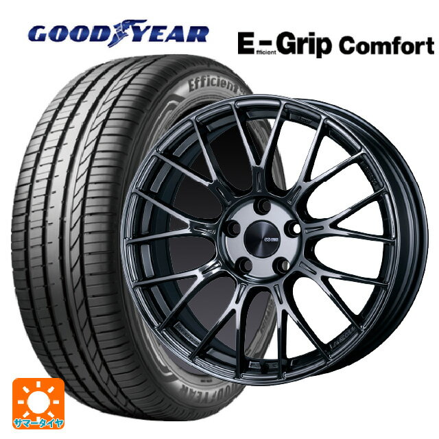 225/45R18 95W XL グッドイヤー エフィシェントグリップ コンフォート エンケイ パフォーマンスライン PFM1 # SBK 18-7.5J 国産車用 サマータイヤホイール4本セット