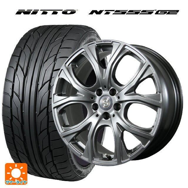 ミニ エースマン(J05)用 225/45R18 95Y XL ニットー NT555 G2 トピー チームスパルコ ヴェネージュ H/MG 新品サマータイヤホイール 4本セット