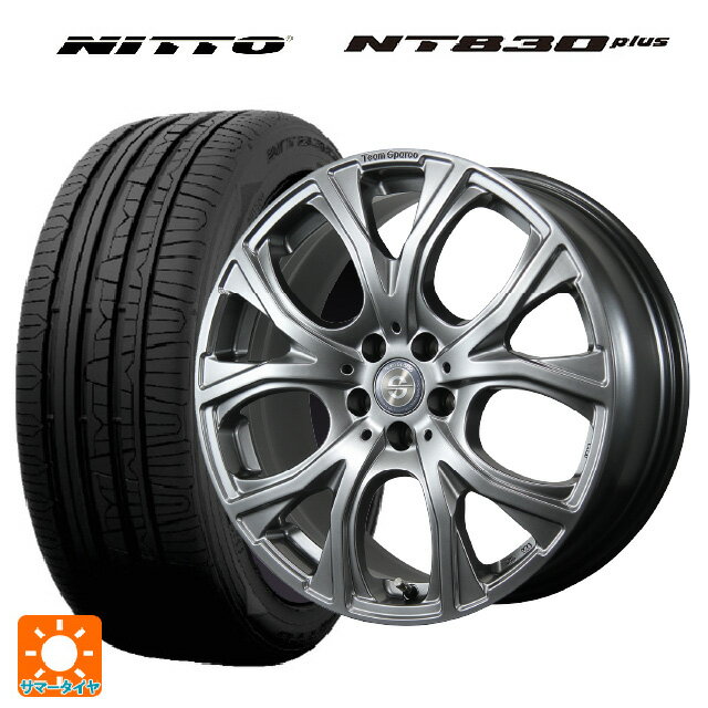 ミニ エースマン(J05)用 225/45R18 95Y ニットー NT830 プラス トピー チームスパルコ ヴェネージュ H/MG 新品サマータイヤホイール 4本セット