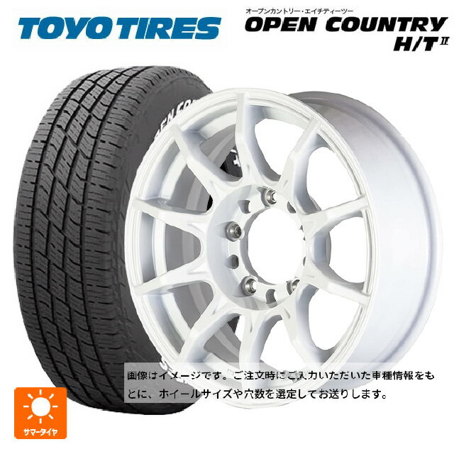 【6/22 20時〜 全品P5倍＆クーポン】225/60R17 99H トーヨー オープンカントリー HT2 ホワイトレター ゴジゲン ホワイト 17-7J 国産車用 サマータイヤホイール4本セット