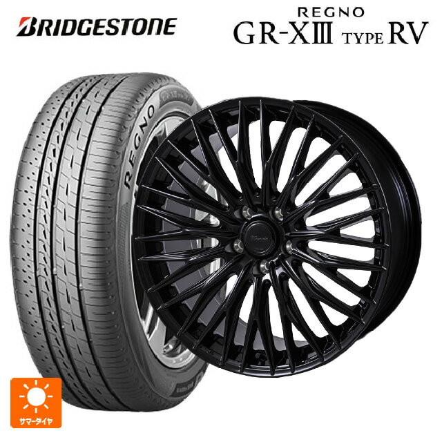 245/40R19 98W XL ブリヂストン レグノ GR-X3 タイプ RV 正規品 # ジャパン三陽 ワーウィック クライヴァー グロスブラック 19-8J 国産車用 サマータイヤホイール4本セット