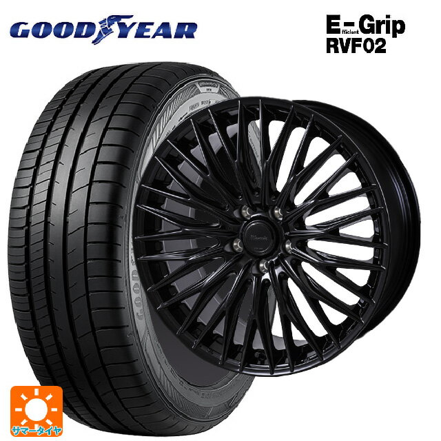 245/40R19 98W XL グッドイヤー エフィシェントグリップ RVF02 ジャパン三陽 ワーウィック クライヴァー グロスブラック 19-8J 国産車用 サマータイヤホイール4本セット