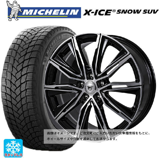 【6/22 20時〜 全品P5倍＆クーポン】235/70R16 106T ミシュラン 正規品 エックスアイス スノー SUV # ジャパン三陽 ジェイピースタイル エムジェイクロス ブラックメタリックポリッシュ 16-6.5J 国産車用 スタッドレスタイヤホイール4本セット