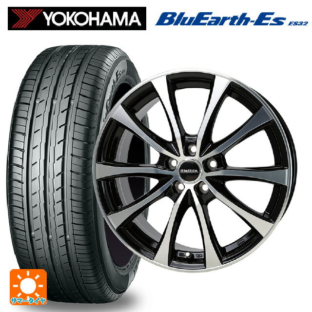 在庫有 【6/11 1:59迄 全品ポイント5倍】205/55R16 91V ヨコハマ ブルーアースEs ES32 # ホットスタッフ ラフィット LE07 BK/P 16-6.5J 国産車用 サマータイヤホイール4本セット