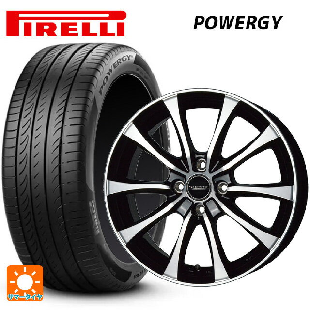 【6/15〜16限定 全品P5倍＆クーポン】185/60R15 84H ピレリ パワジー 正規品 ホットスタッフ ラフィット LE07 BK/P 15-5.5J 国産車用 サマータイヤホイール4本セット