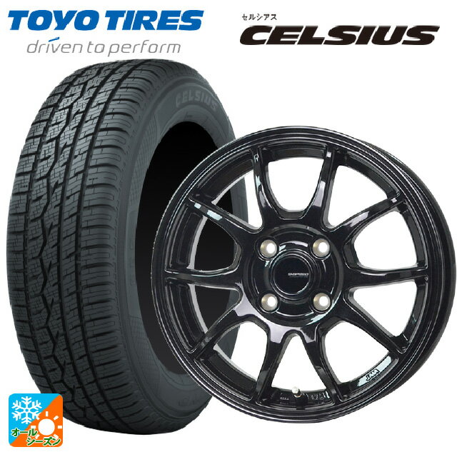 【6/11 1:59迄 全品ポイント5倍】165/70R14 85T トーヨー セルシアス ホットスタッフ G-スピード G06 MBK 14-5J 国産車用 オールシーズンタイヤホイール4本セット