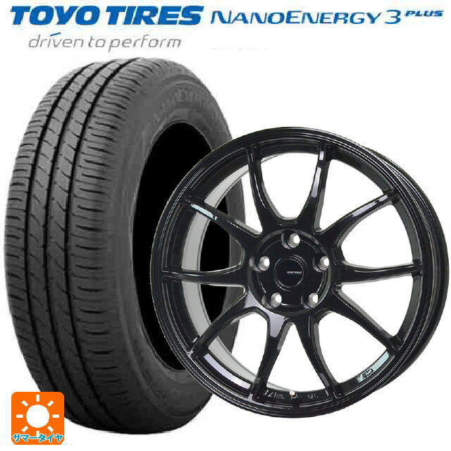 【6/22 20時〜 全品P5倍＆クーポン】205/60R16 92H トーヨー ナノエナジー3プラス ホットスタッフ G-スピード G06 MBK 16-6.5J 国産車用 サマータイヤホイール4本セット