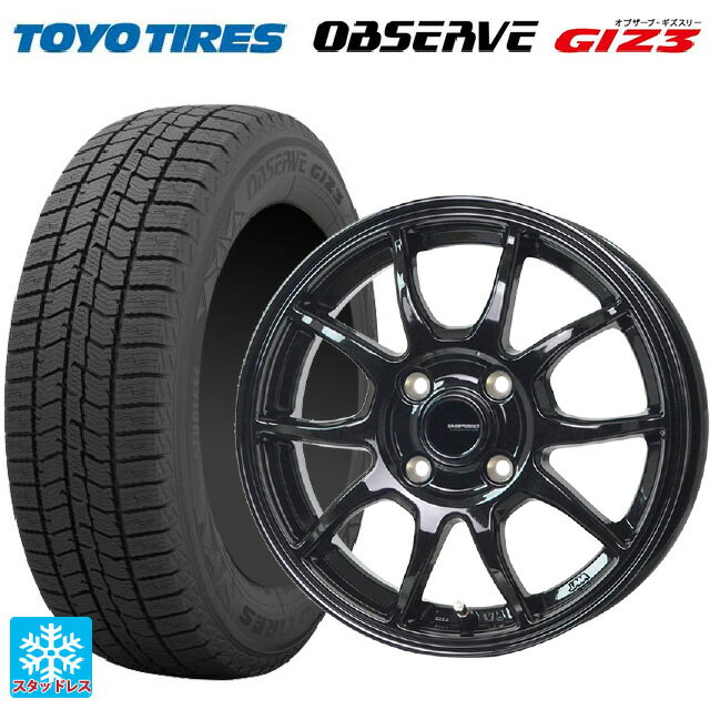 185/70R14 88Q トーヨー オブザーブ ガリットギズ3 ホットスタッフ G-スピード G06 MBK 14-5J 国産車用 スタッドレスタイヤホイール4本セット