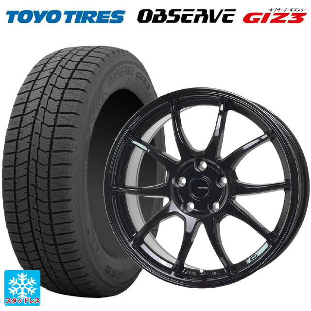 215/65R16 98Q トーヨー オブザーブ ガリットギズ3 ホットスタッフ G-スピード G06 MBK 16-6.5J 国産車用 スタッドレスタイヤホイール4本セット