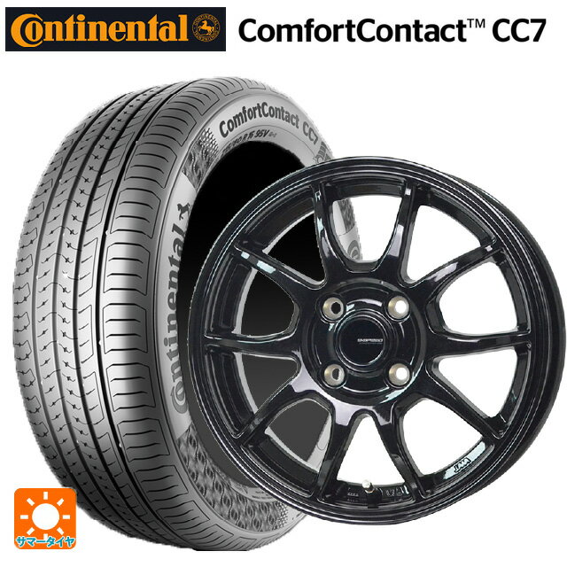 【6/15〜16限定 全品P5倍＆クーポン】165/65R14 79T コンチネンタル コンフォートコンタクト CC7 正規品 ホットスタッフ G-スピード G06 MBK 14-5J 国産車用 サマータイヤホイール4本セット