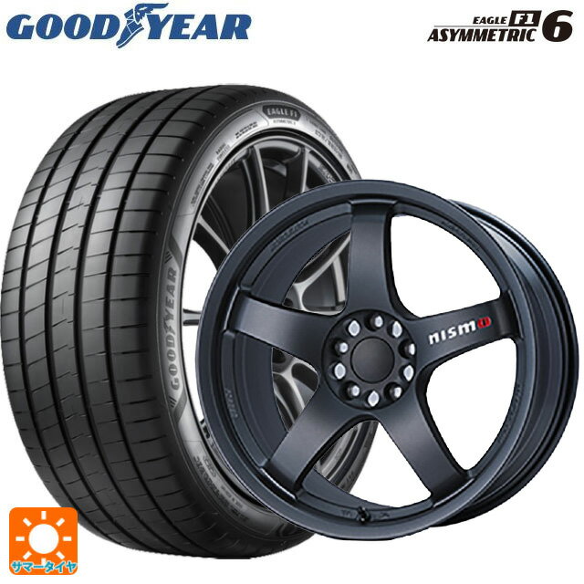 【6/11 1:59迄 全品ポイント5倍】225/40R19 93Y XL グッドイヤー イーグル F1 アシメトリック6 # ニスモ ニスモ LM GT4 EVO マットガンブラック 19-9J 国産車用 サマータイヤホイール4本セット