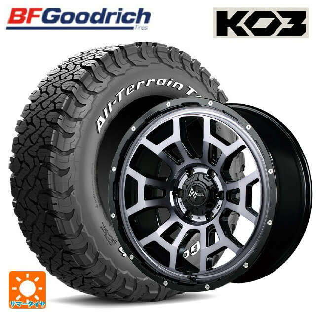ミツビシ トライトン(GSRグレード)(LC2T)用 265/65R17 116/113S BFグッドリッチ オールテレーン TA KO3 ホワイトレター 正規品 エムアイディー ナイトロパワー H6 スラッグ # ブラッククリア/ピアスドリルド 新品サマータイヤホイール 4本セット