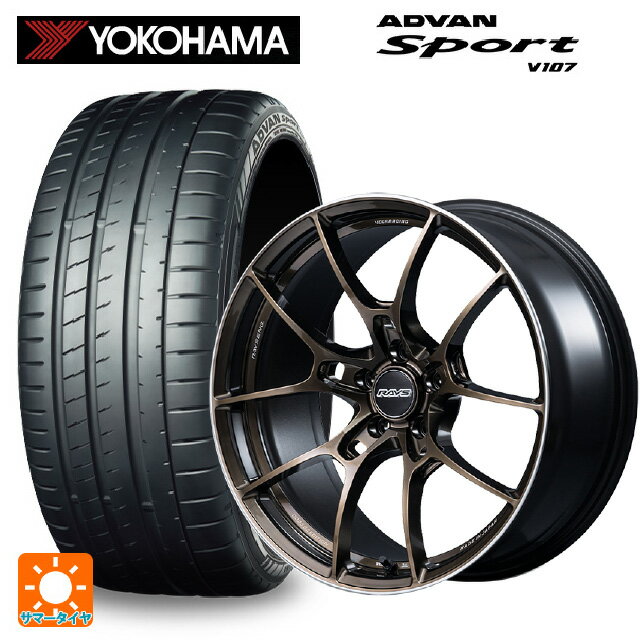 235/55R19 105Y XL ヨコハマ アドバンスポーツ V107 正規品 レイズ ボルクレーシング G025 SZ エディション SZ 19-8J 国産車用 サマータイヤホイール4本セット