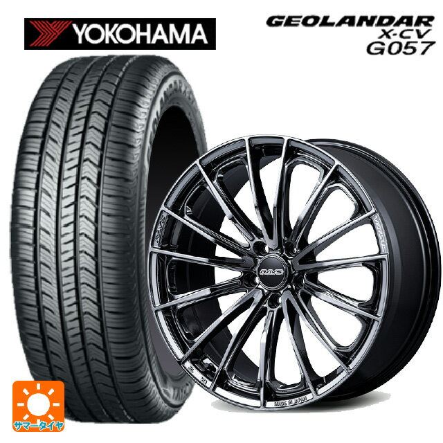 レクサス LM(TAWH15W)用 245/45R20 103W XL ヨコハマ ジオランダー X-CV G057 正規品 レイズ ベルサス ヴォウジェ SE SNJ 新品サマータイヤホイール 4本セット