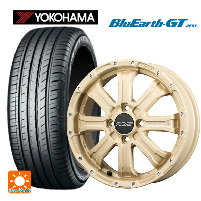 165/55R15 75V ヨコハマ ブルーアースGT AE51 # レイズ チームデイトナ FDX-K コレクション NOL 15-5J 国産車用 サマータイヤホイール4本セット