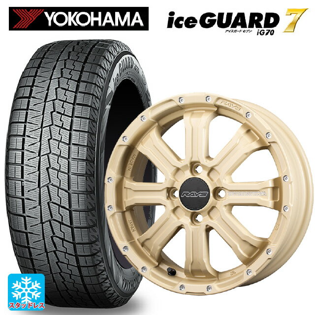 165/50R15 73Q ヨコハマ アイスガード7(IG70) レイズ チームデイトナ FDX-K コレクション NOL 15-5J 国産車用 スタッドレスタイヤホイール4本セット