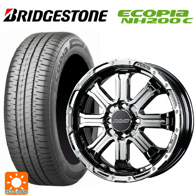 165/55R15 75V ブリヂストン エコピア NH200C 正規品 レイズ チームデイトナ FDX-K コレクション SNL 15-5J 国産車用 サマータイヤホイール4本セット