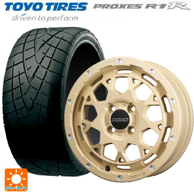 【6/11 1:59迄 全品ポイント5倍】165/55R15 75V トーヨー プロクセス R1R レイズ チームデイトナ M9+ コレクション NOL 15-5J 国産車用 サマータイヤホイール4本セット