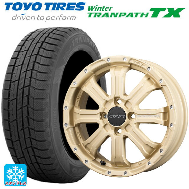 【6/15〜16限定 全品P5倍＆クーポン】165/55R15 75Q トーヨー ウインタートランパス TX レイズ チームデイトナ FDX-K コレクション NOL 15-5J 国産車用 スタッドレスタイヤホイール4本セット