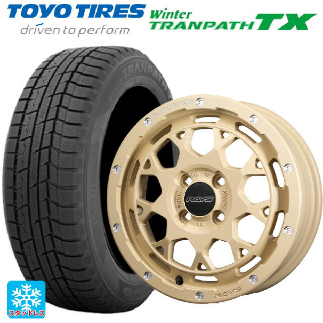 【6/15〜16限定 全品P5倍＆クーポン】165/55R15 75Q トーヨー ウインタートランパス TX レイズ チームデイトナ M9+ コレクション NOL 15-5J 国産車用 スタッドレスタイヤホイール4本セット