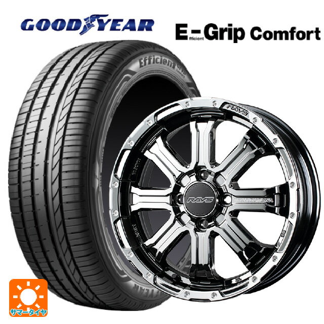 【6/22 20時〜 全品P5倍＆クーポン】165/50R15 73V グッドイヤー エフィシェントグリップ コンフォート レイズ チームデイトナ FDX-K コレクション SNL 15-5J 国産車用 サマータイヤホイール4本セット