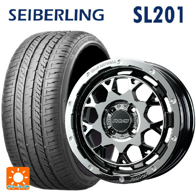 165/55R15 75V セイバーリング セイバーリング SL201(ブリヂストン工場生産） レイズ チームデイトナ M9+ コレクション SNL 15-5J 国産車用 サマータイヤホイール4本セット