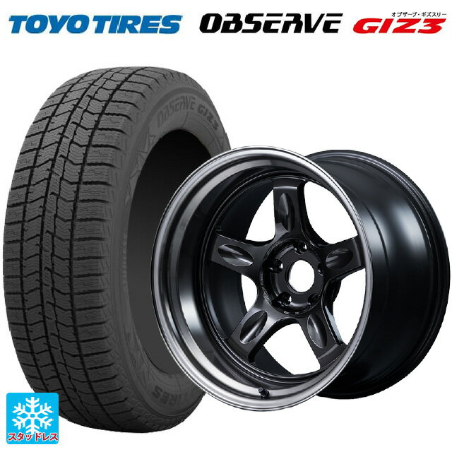 215/45R18 89Q トーヨー オブザーブ ガリットギズ3 レイズ ボルクレーシング 21C スペック-PW PW 18-8.5J 国産車用 スタッドレスタイヤホイール4本セット