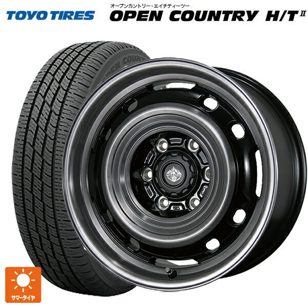 【6/22 20時〜 全品P5倍＆クーポン】155/65R14 75H トーヨー オープンカントリー HT2 ホワイトリボン トピー ランドフット XFG GB/P 14-4.5J 国産車用 サマータイヤホイール4本セット