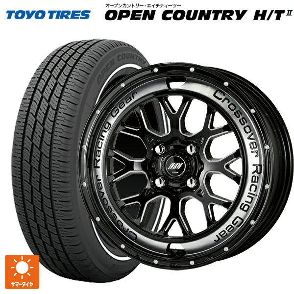 【6/22 20時〜 全品P5倍＆クーポン】155/65R14 75H トーヨー オープンカントリー HT2 ホワイトリボン ワーク クラッグ CKV BCC 14-4.5J 国産車用 サマータイヤホイール4本セット