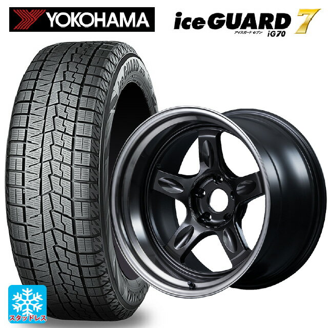 2024年製 235/60R18 107Q XL ヨコハマ アイスガード7(IG70) レイズ ボルクレーシング 21C スペック-PW PW 18-8.5J 国産車用 スタッドレスタイヤホイール4本セット