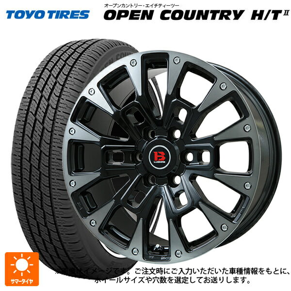 【6/15〜16限定 全品P5倍＆クーポン】155/65R14 75H トーヨー オープンカントリー HT2 ホワイトリボン ビックウェイ ビーラグナス ビーアールディー ブラックポリッシュ/ブラッククリア 14-4.5J 国産車用 サマータイヤホイール4本セット