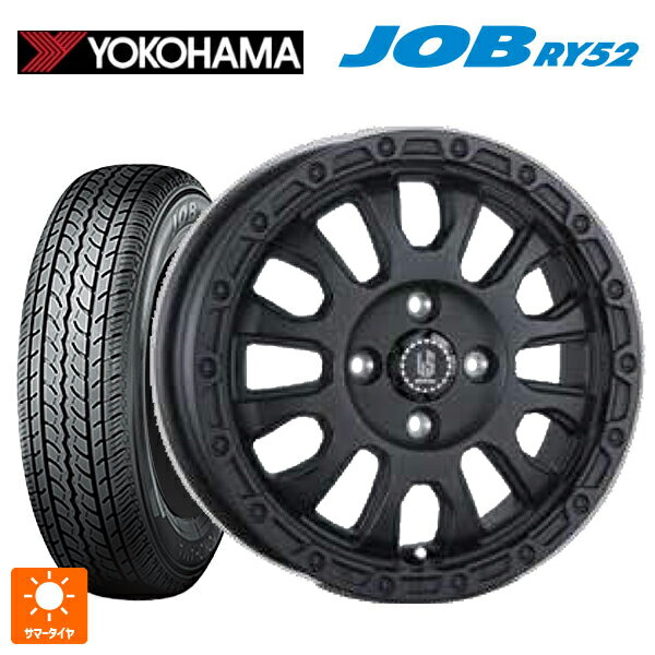145R12 6PR ヨコハマ ジョブ RY52 阿部商会 ラ・ストラーダ アベンチュラ WB 12-4J 国産車用 サマータイヤホイール4本セット