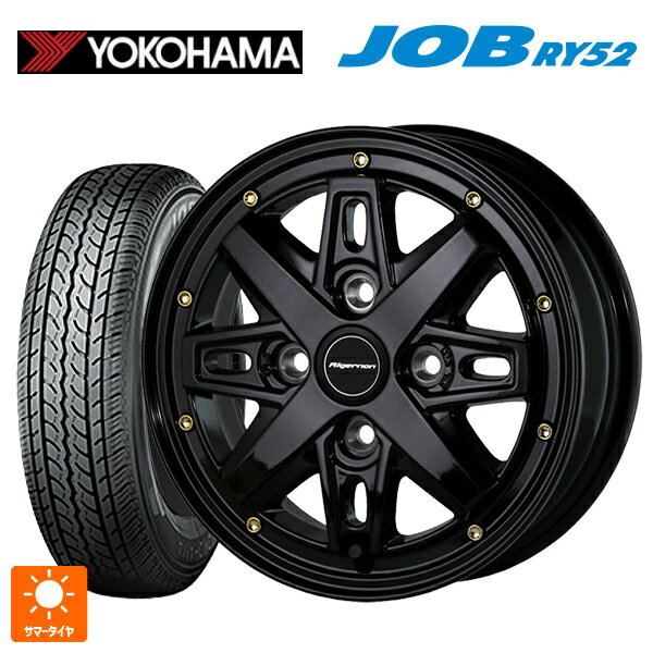 145R12 6PR ヨコハマ ジョブ RY52 ドゥオール フェニーチェ RX2 GBK/GP 12-4J 国産車用 サマータイヤホイール4本セット