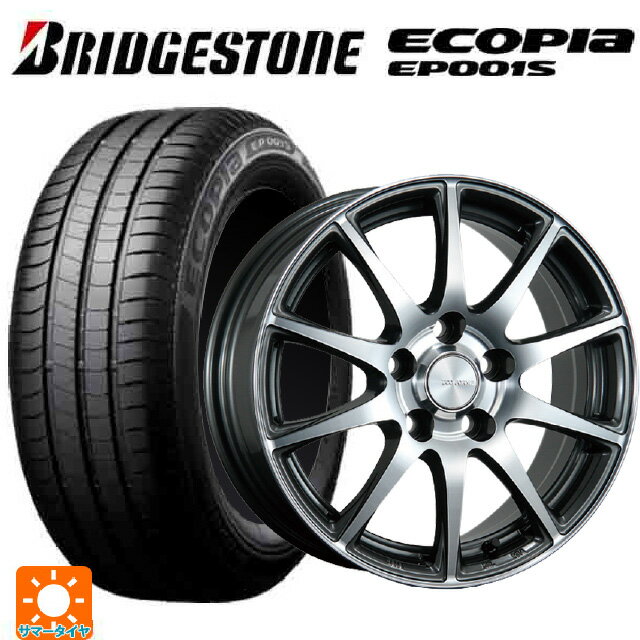 205/55R16 91V ブリヂストン エコピア EP001S 正規品 ブリヂストン エコフォルム CRS23 GM/N 16-6.5J 国産車用 サマータイヤホイール4本セット