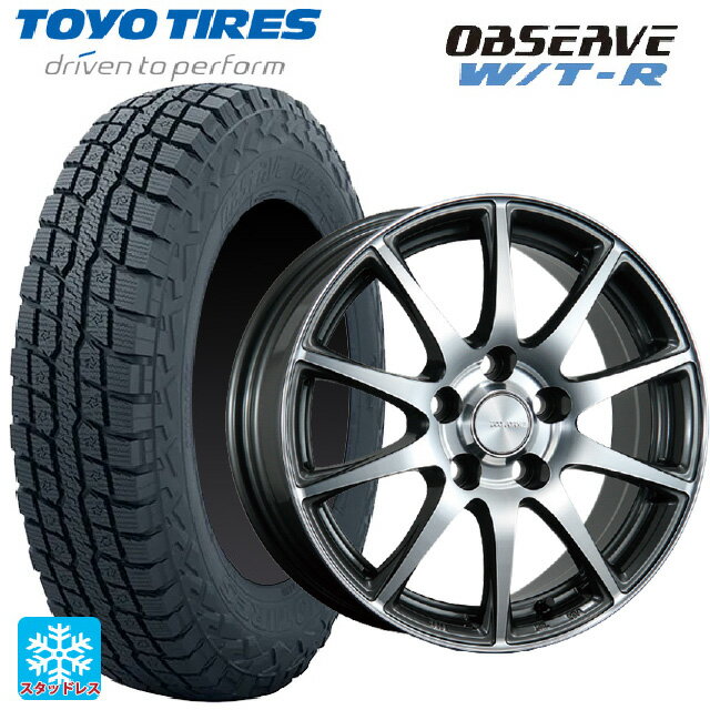 235/70R16 106Q トーヨー オブザーブ W/T-R ブリヂストン エコフォルム CRS23 GM/N 16-6.5J 国産車用 スタッドレスタイヤホイール4本セット