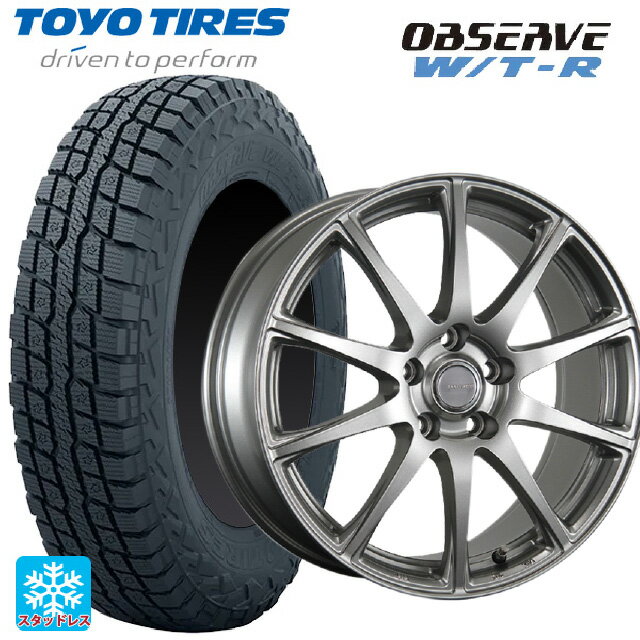 235/70R16 106Q トーヨー オブザーブ W/T-R ブリヂストン エコフォルム SE23 GS 16-6.5J 国産車用 スタッドレスタイヤホイール4本セット