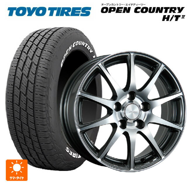 トヨタ プリウス(60系)用 195/65R16 92H トーヨー オープンカントリー HT2 ホワイトレター ブリヂストン エコフォルム CRS23 GM/N 新品サマータイヤホイール 4本セット
