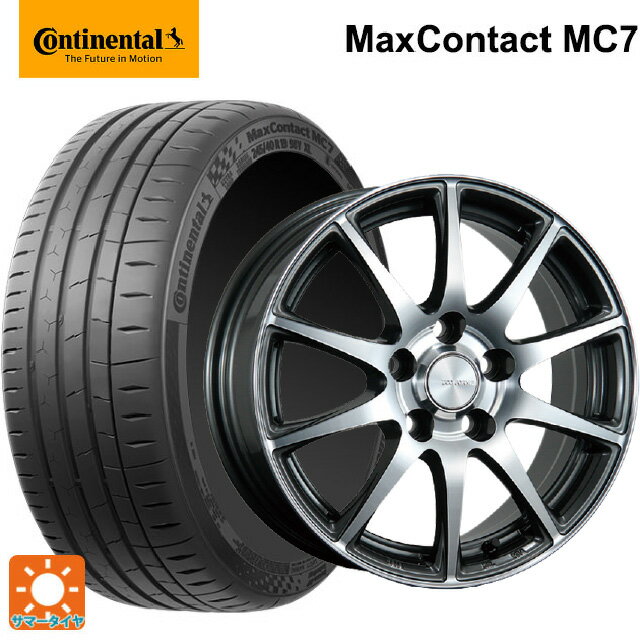 215/45R18 93W XL コンチネンタル マックスコンタクト MC7 正規品 ブリヂストン エコフォルム CRS23 GM/N 18-7J 国産車用 サマータイヤホイール4本セット
