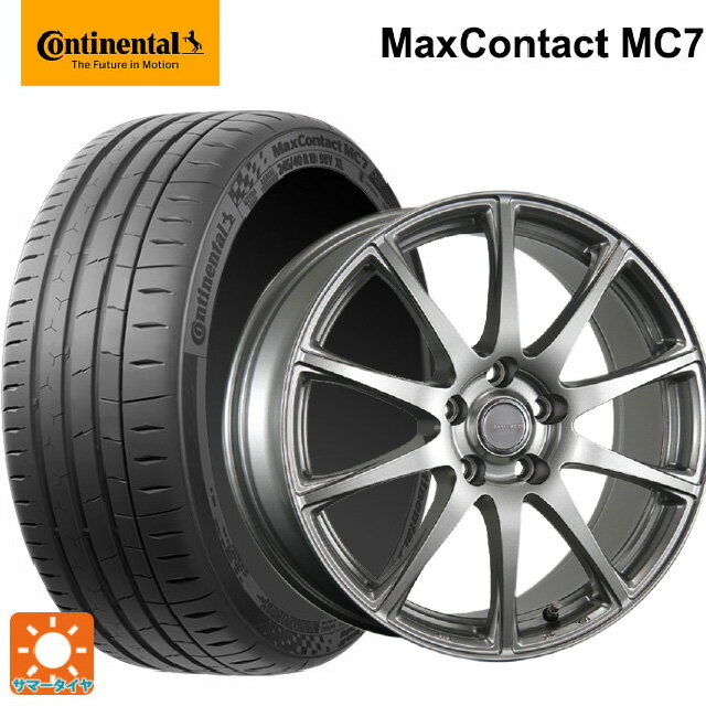 215/45R17 91Y XL コンチネンタル マックスコンタクト MC7 正規品 ブリヂストン エコフォルム SE23 GS 17-7J 国産車用 サマータイヤホイール4本セット