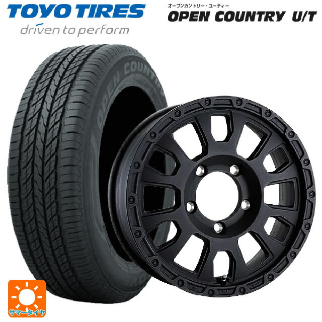 【6/22 20時〜 全品P5倍＆クーポン】スズキ ジムニーノマド(JC74W)用 215/70R16 100H トーヨー オープンカントリー UT 阿部商会 ラ・ストラーダ アベンチュラ WB 新品サマータイヤホイール 5本セット