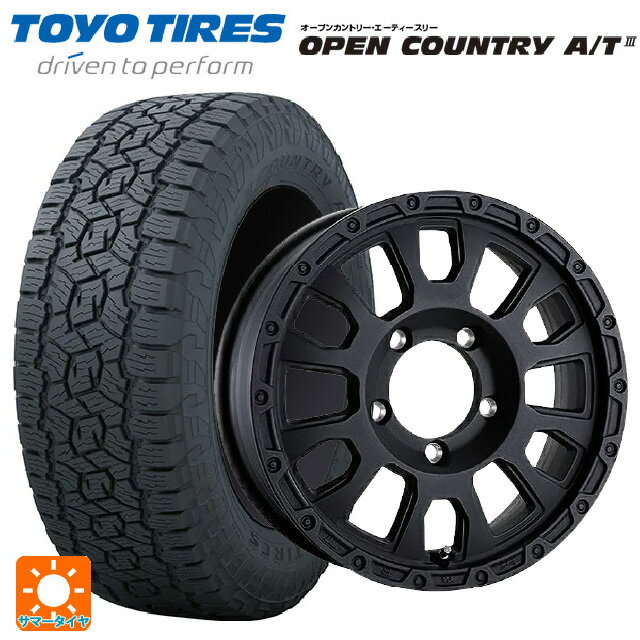 【6/11 1:59迄 全品ポイント5倍】225/70R16 103H トーヨー オープンカントリー AT3 ブラックレター 阿部商会 ラ・ストラーダ アベンチュラ WB 16-5.5J 国産車用 サマータイヤホイール4本セット