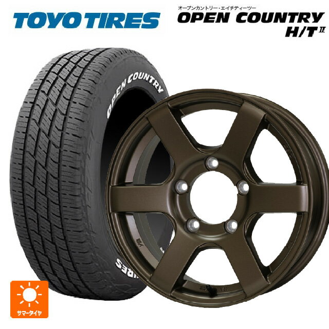 スズキ ジムニーノマド(JC74W)用 215/70R16 100H トーヨー オープンカントリー HT2 ホワイトレター ドゥオール CST ゼロワンハイパー J6 BR 新品サマータイヤホイール 5本セット