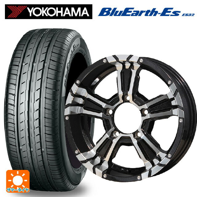 【10/14 20時〜最大3万円OFFクーポン】215/65R16 98H ヨコハマ ブルーアースEs ES32 エムアイディー ナイトロパワー クロスクロウ ブラックメタリック＋ミラーカット 16-5.5J 国産車用 サマータイヤホイール4本セット