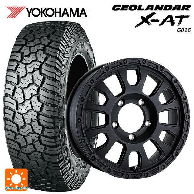 【6/22 20時〜 全品P5倍＆クーポン】スズキ ジムニー(64系)用 215/70R16 100/97Q ヨコハマ ジオランダー X-AT G016 ブラックレター 正規品 # 阿部商会 ラ・ストラーダ アベンチュラ WB 新品サマータイヤホイール 5本セット