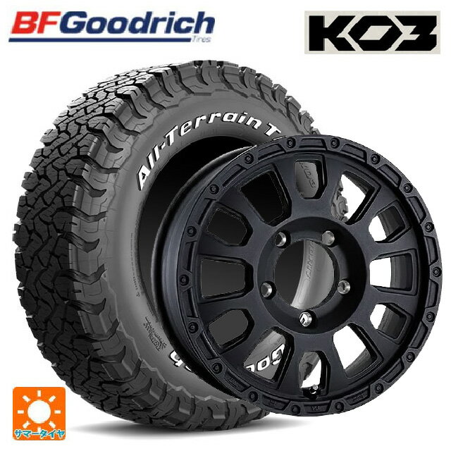 スズキ ジムニーノマド(JC74W)用 215/70R16 100/97S BFグッドリッチ オールテレーン TA KO3 ホワイトレター 正規品 阿部商会 ラ・ストラーダ アベンチュラ WB 新品サマータイヤホイール 5本セット