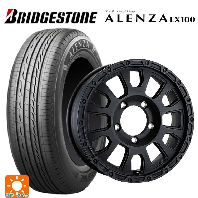 【6/11 1:59迄 全品ポイント5倍】スズキ ジムニーシエラ(74系)用 215/70R16 100H ブリヂストン アレンザLX100 正規品 # 阿部商会 ラ・ストラーダ アベンチュラ WB 新品サマータイヤホイール 4本セット