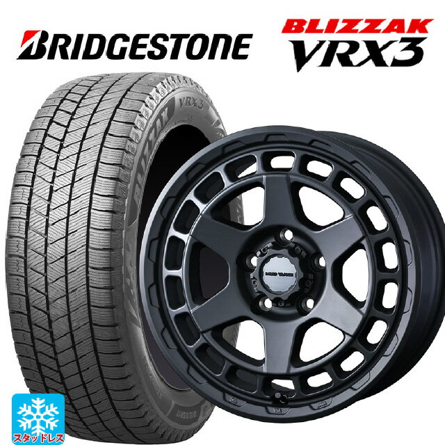 スズキ ジムニーノマド(JC74W)用 215/70R16 100Q ブリヂストン ブリザック VRX3 正規品 # ウェッズ マッドヴァンス X タイプS フルマットブラック 新品スタッドレスタイヤホイール 4本セット