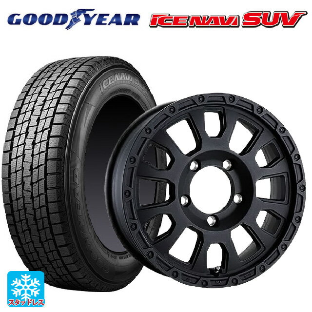 【6/11 1:59迄 全品ポイント5倍】スズキ ジムニー(64系)用 175/80R16 91Q グッドイヤー アイスナビ SUV 阿部商会 ラ・ストラーダ アベンチュラ WB 新品スタッドレスタイヤホイール 5本セット