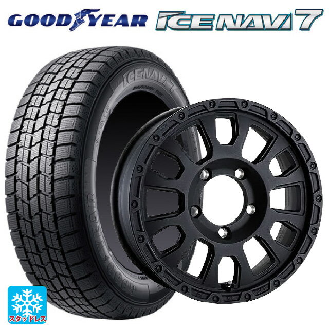 【6/11 1:59迄 全品ポイント5倍】215/65R16 98Q グッドイヤー アイスナビ7(数量限定) 阿部商会 ラ・ストラーダ アベンチュラ WB 16-5.5J 国産車用 スタッドレスタイヤホイール4本セット