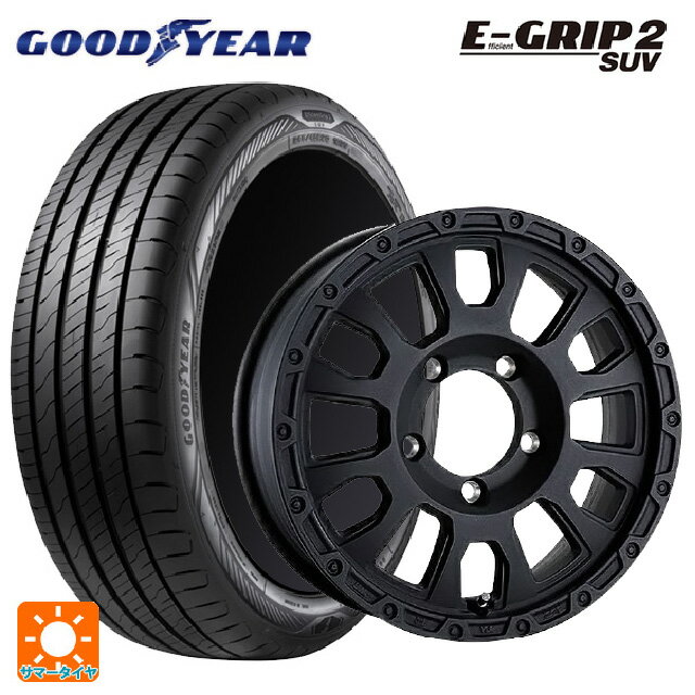 【6/11 1:59迄 全品ポイント5倍】スズキ ジムニーシエラ(74系)用 215/70R16 100H グッドイヤー エフィシェントグリップ 2 SUV 阿部商会 ラ・ストラーダ アベンチュラ WB 新品サマータイヤホイール 4本セット